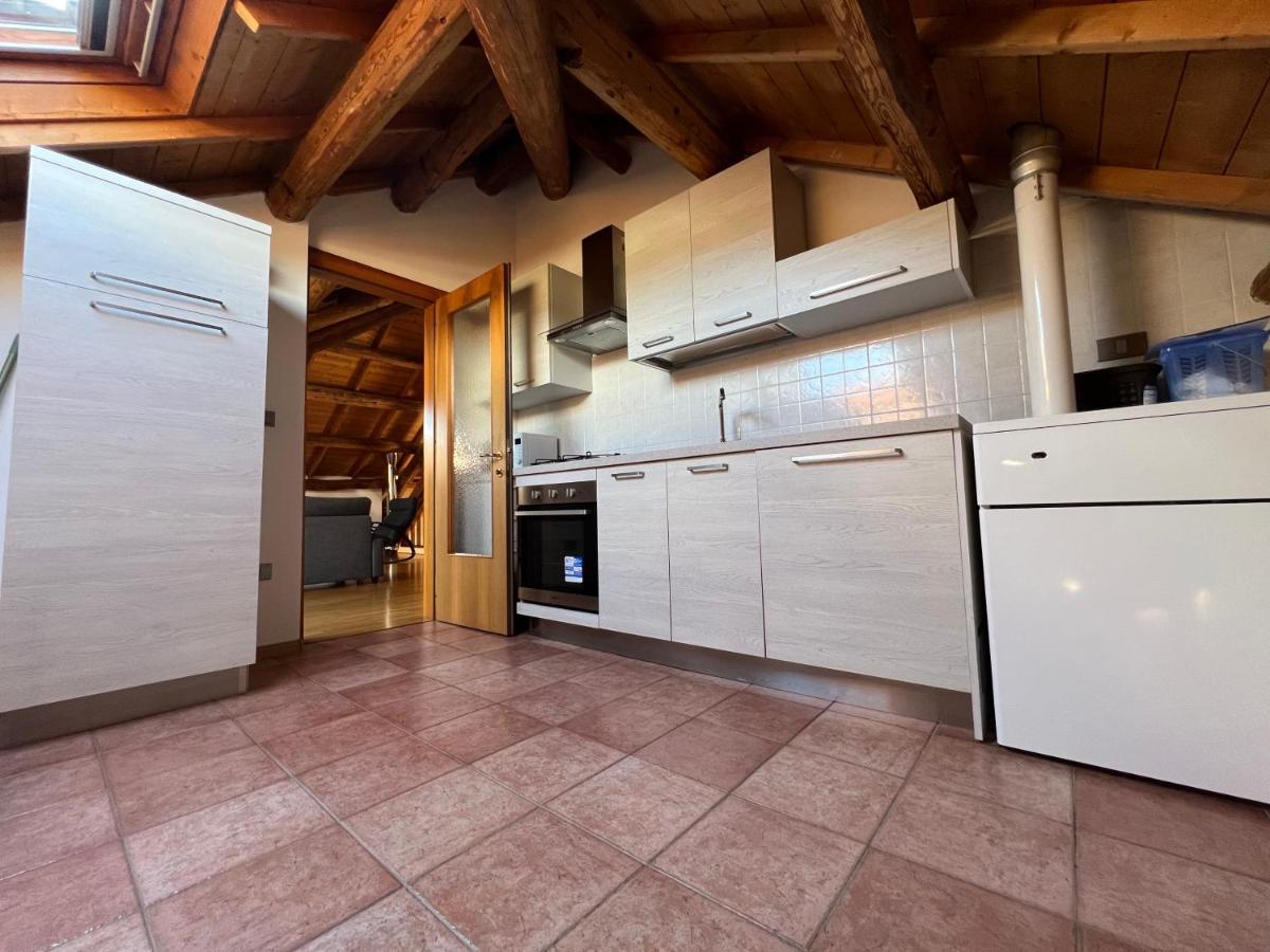 Visentin - Meraviglioso Attico In Legno Visome Bagian luar foto