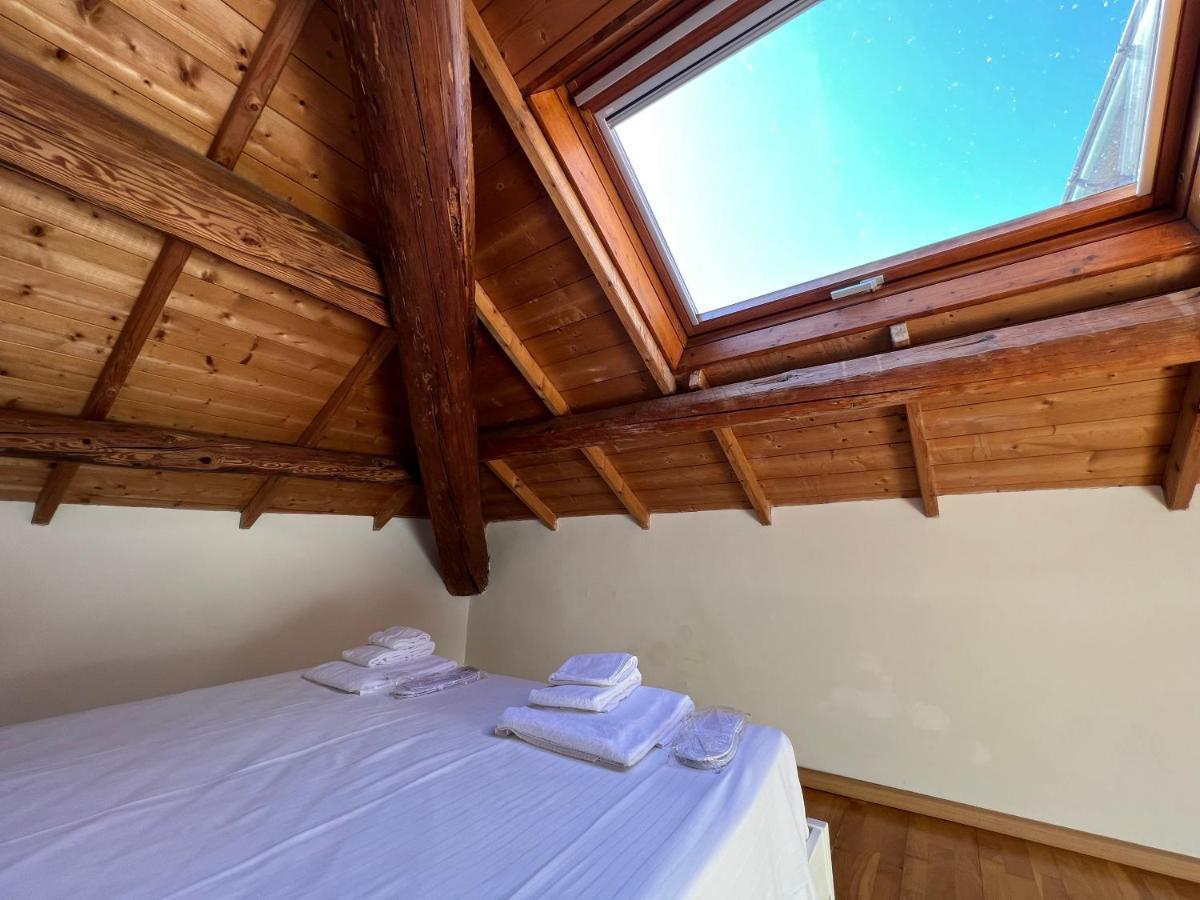 Visentin - Meraviglioso Attico In Legno Visome Bagian luar foto