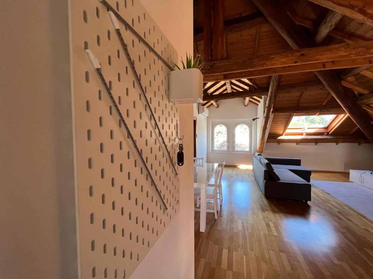 Visentin - Meraviglioso Attico In Legno Visome Bagian luar foto