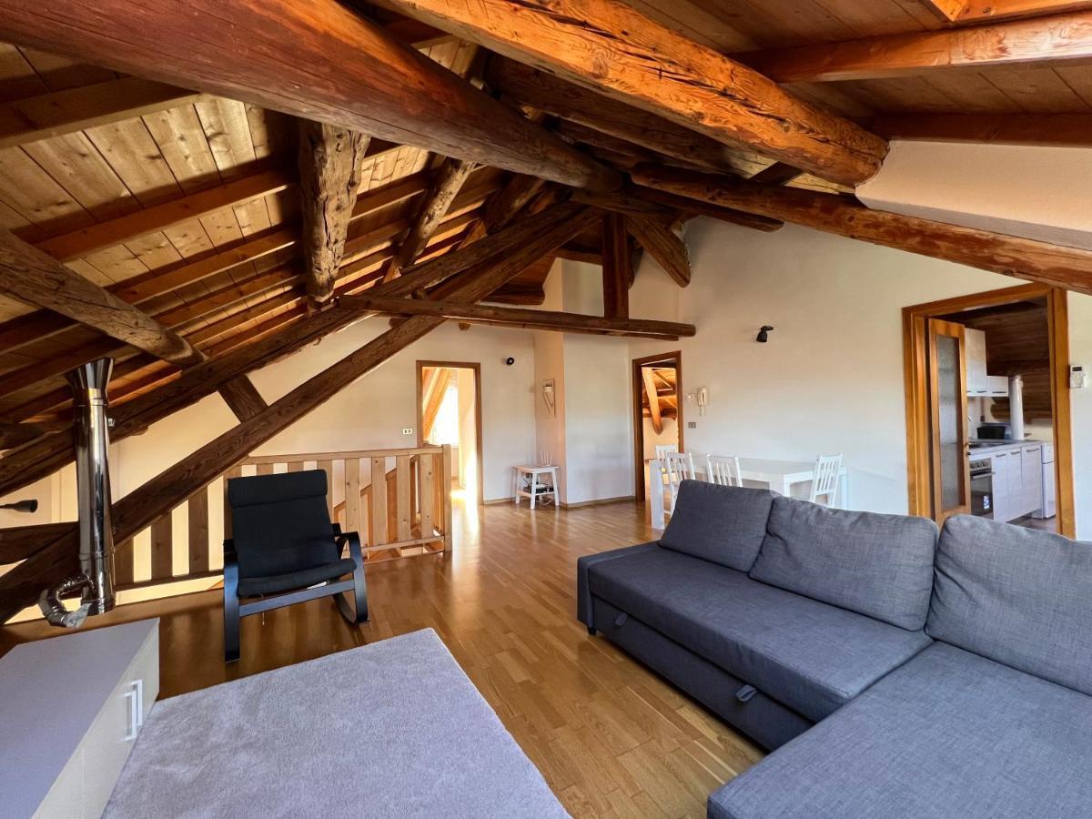 Visentin - Meraviglioso Attico In Legno Visome Bagian luar foto