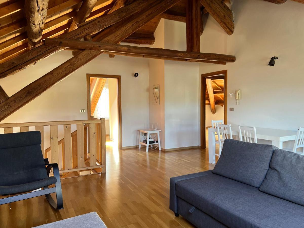 Visentin - Meraviglioso Attico In Legno Visome Bagian luar foto