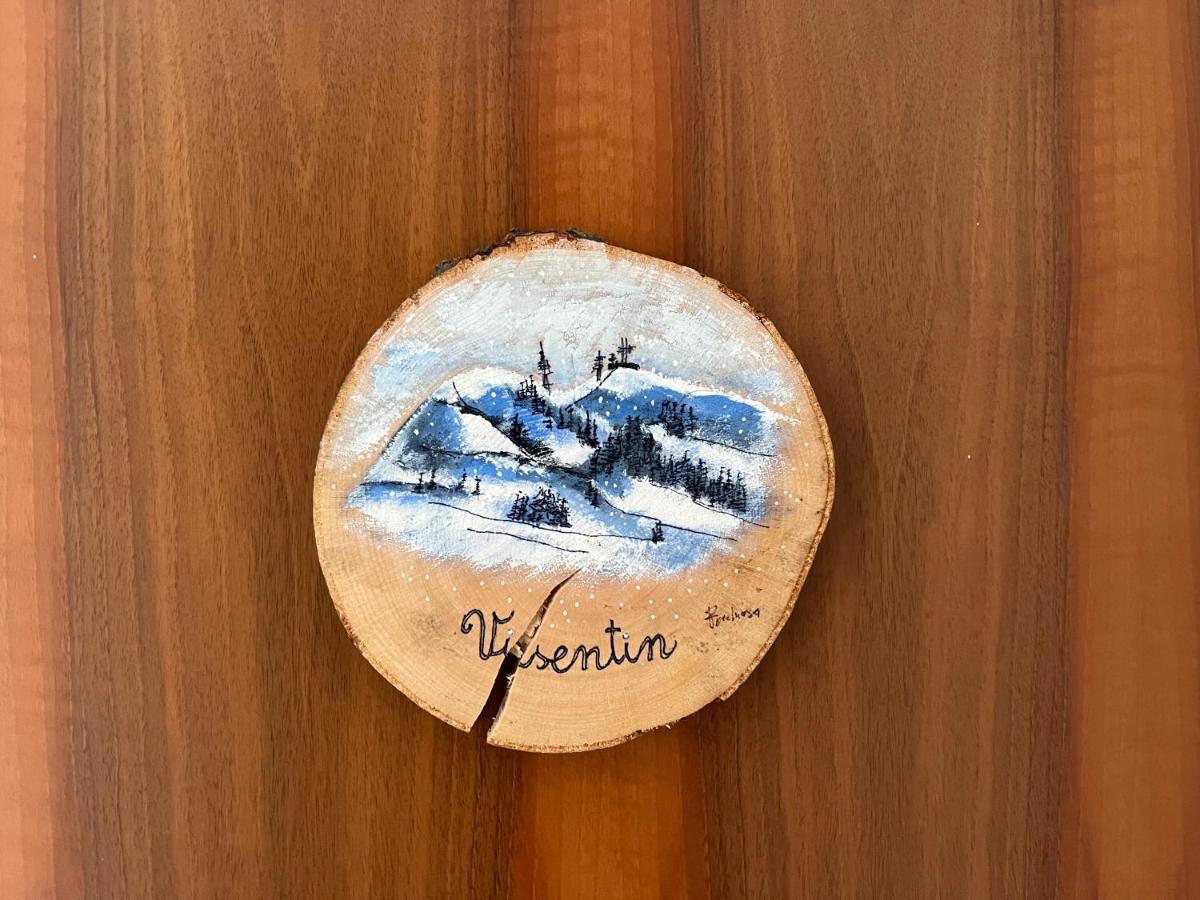 Visentin - Meraviglioso Attico In Legno Visome Bagian luar foto