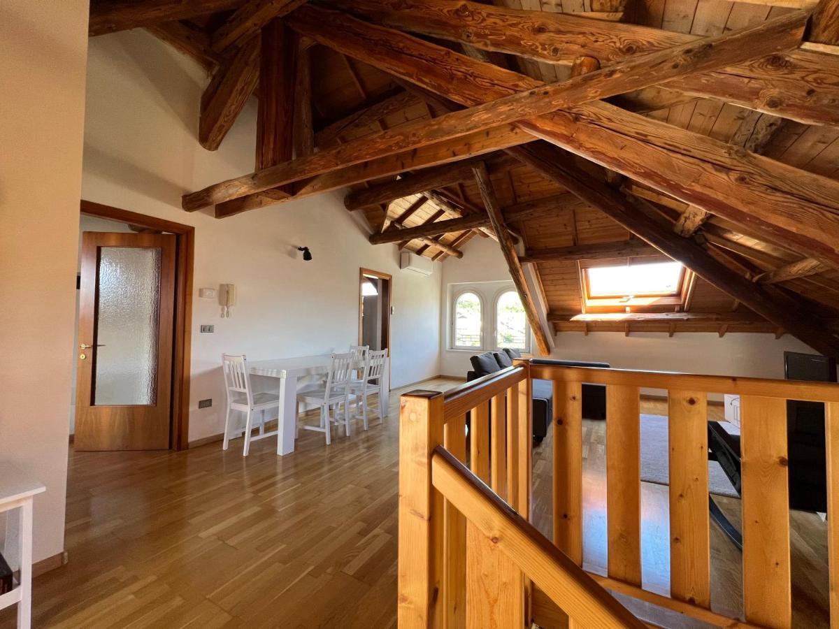 Visentin - Meraviglioso Attico In Legno Visome Bagian luar foto